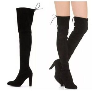STUART WEITZMAN Landmark Suede Over-The-Knee Boot Size 6.5